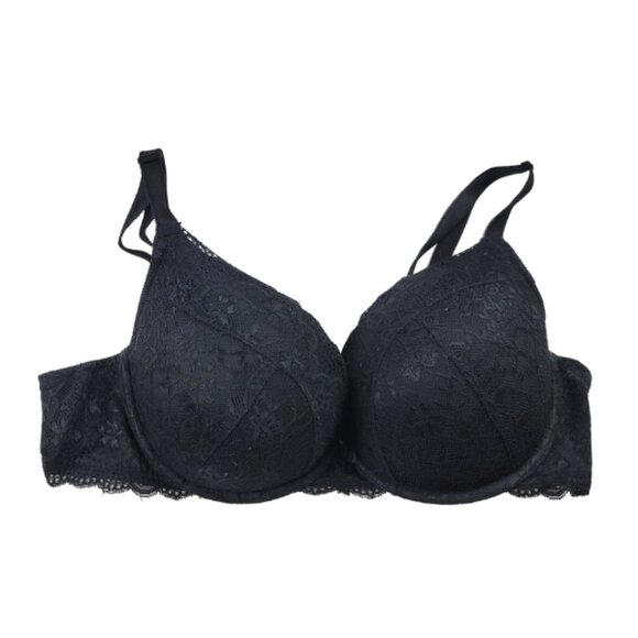 Torrid Curve Black Lace Full Coverage Underwire Bra Size 42D - Picture 1 of 11